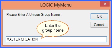 fmcg createmymenu rename group 2